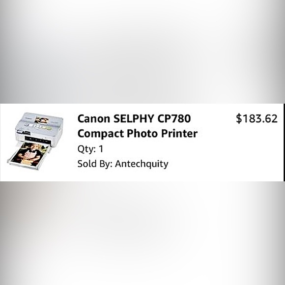 NEW IN BOX~Canon Selphy CP780 Compact Photo Printer - Picture 6 of 7